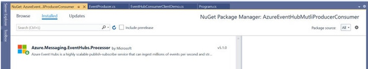 Nuget package manager